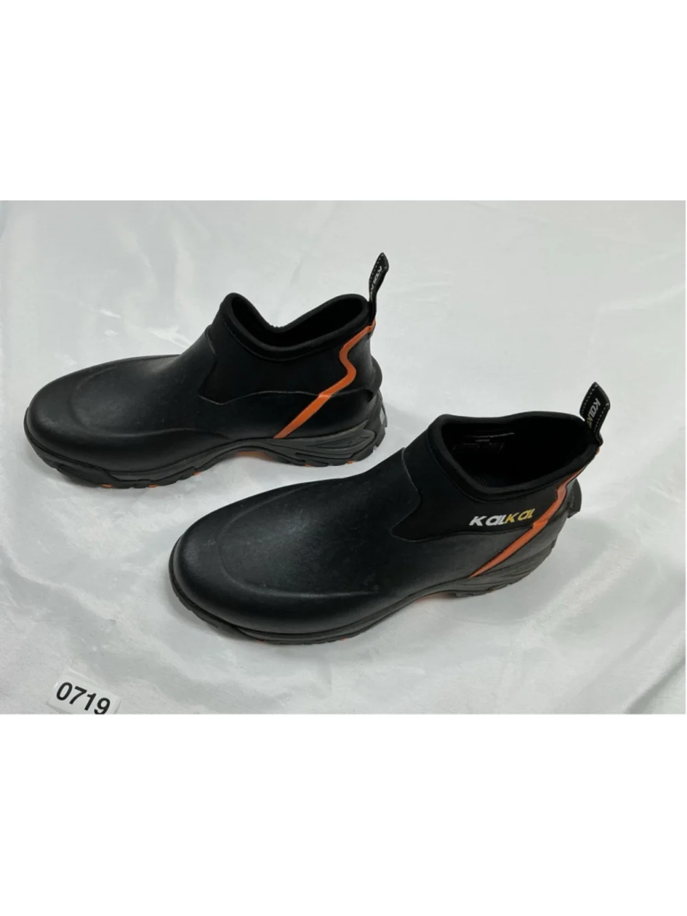 Mens Excellent Kalkal Pull On Waterproof Ankle Boots Size 8 Black Insulated